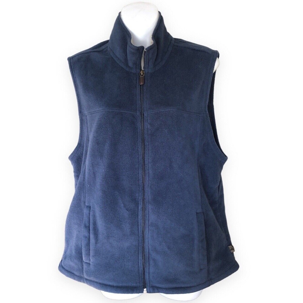 Northwest Territory Fleece Vest ~ Blue/Gray~M~